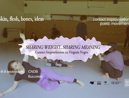 Sharing weight, sharing meaning, atelier Contact Improvisation cu Virginia Negru